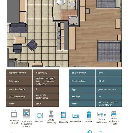 Apartamento Kaskada & Comfort *